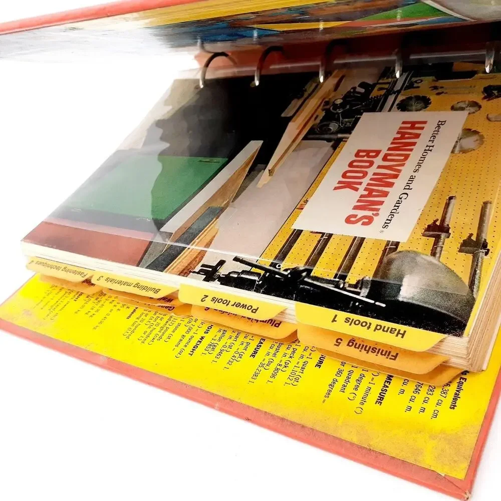 Vintage Better Homes & Gardens Handyman's Book Hardcover DIY Home Repair Guide